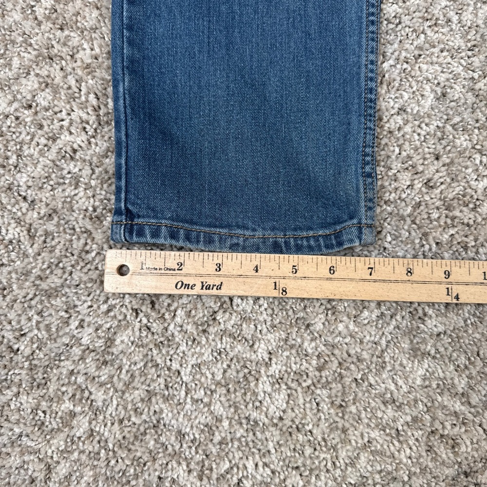 Levi's 511 Jeans Mens 34x32 Blue Medium Wash Distressed Denim Slim Fit - Picture 4 of 15